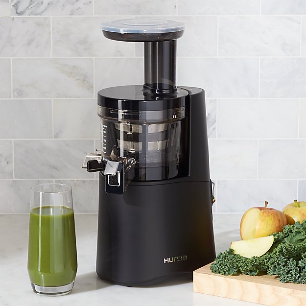 Hurom H-AA Matte Black Slow Juicer Crate and Barrel
